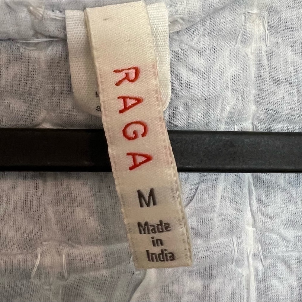 Raga Fenia Boho Sequin Flutter Ruffled Button Fro… - image 8